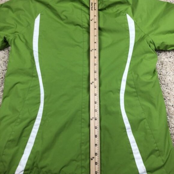 ZEROXPOSUR Medium Women’s Winter Jacket Green White Full Zip Fur Lined SOFT - Picture 10 of 11